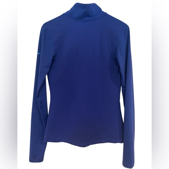 Nike Women's Royal Blue Half-Zip Pullover Size Large - Picture 4 of 5